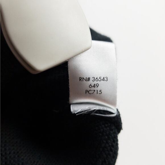 Pima Cotton Tightknit Crewneck Sweater Men’s 2XL Black Minimalist | Calvin Klein - Picture 7 of 10